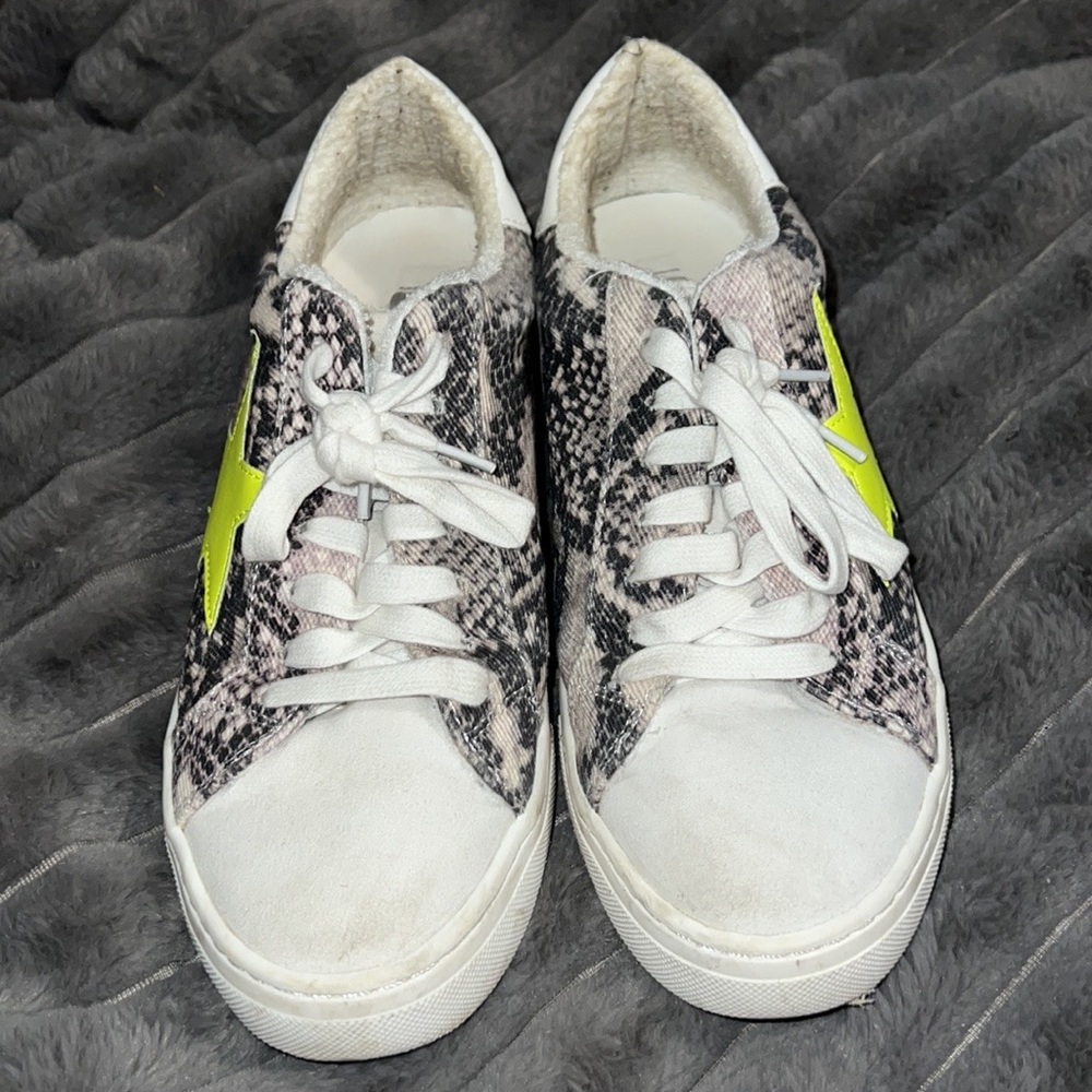 Snake Skin Sneakers